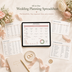 Wedding Planning Command Center — spreadsheet preview